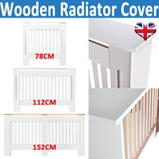 White Radiator Cover Cabinet