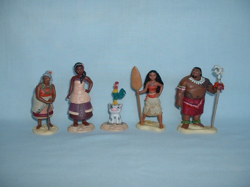 Moana set figures toys - of,