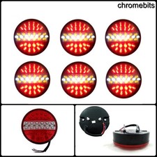 6 PCS LED RECOVERY REAR TAIL LAMP LIGHTS TRAILER TRUCK LORRY CHASSIS TIPPER 12V