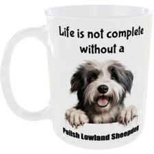 Polish lowland sheepdog mug - lowland,