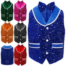 UK Kids Boys Sparkling Sequins