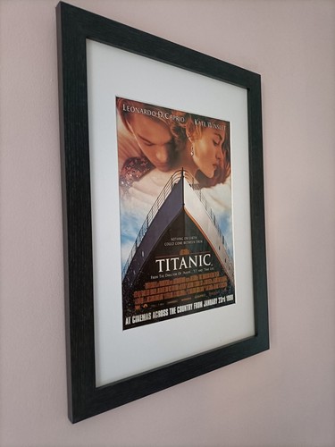 Titanic framed poster - framed, movie