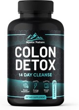 14 Day Rapid Colon Cleanse | Detox Supplement | 28 High Strength Capsules