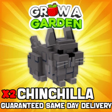 🔥2X Chinchilla 🔥GROW A GARDEN - CHEAPEST!⚡💸