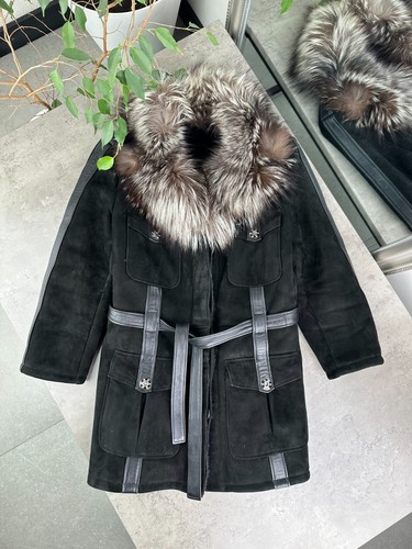 Vintage sheepskin coat - sheepskin,