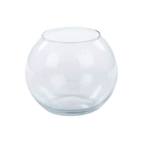 Large recycled glass round - recycled,