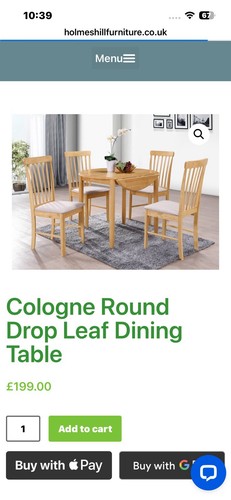 Cologne square drop leaf - cologne,