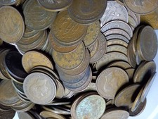 500g Job Lot of  George VI (1937–1952) Half Penny Coins Mixed Dates & Condition