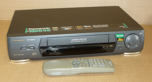 Black panasonic video - black,