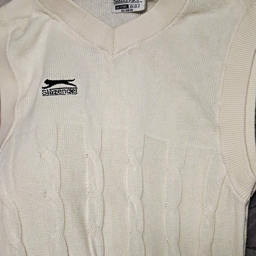 Slazenger white cable - white, knit