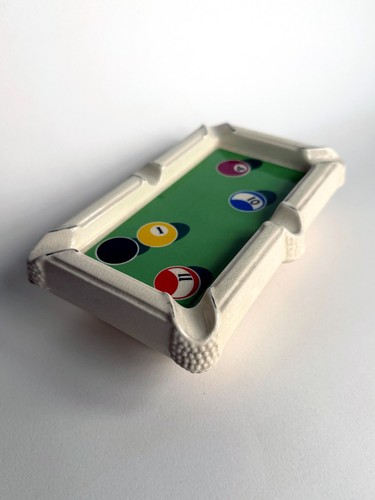 Ceramic pool table ashtray