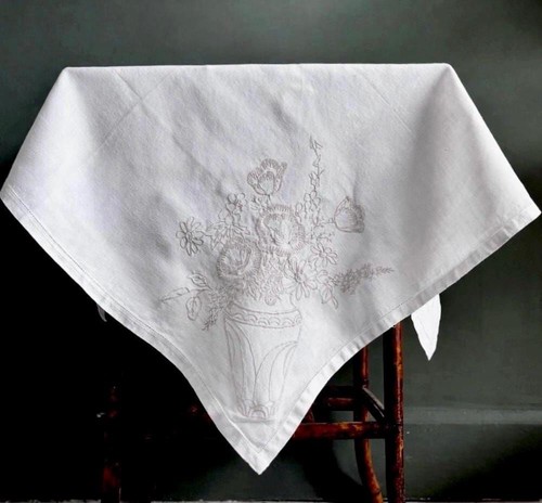 Vintage embroidered square - vintage,