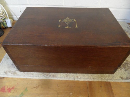 Large antique mahogany - large,