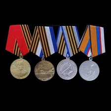 4 Russian Medals: Zhukov