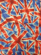 Union Jack fabric UK fat