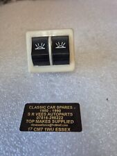  (9/1968)  LUCAS 35707 A  ON - OFF DOUBLE LIGHT  SWITCH. 