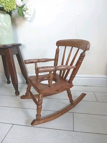 Child wooden rocking chair - rocking,
