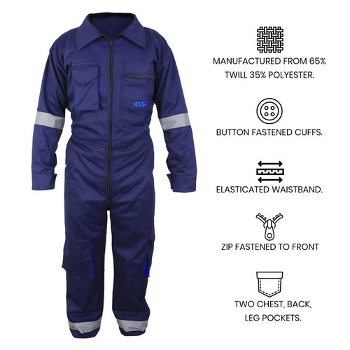 Grey work wear coveralls - grey,