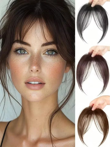 Real natural fringe bangs - fringe,