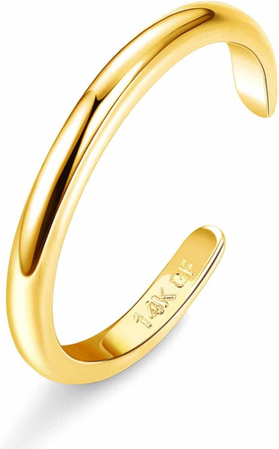 14k gold filled toe rings - 14k, for