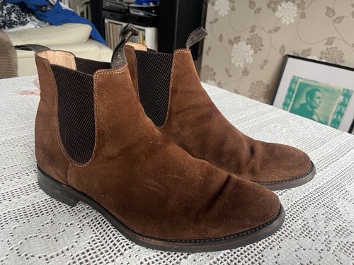 Loake 1880 suede brown chelsea - 1880,