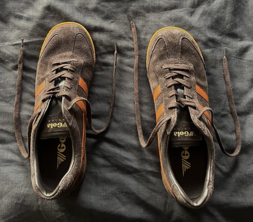 Brown gola elan trainers size - gola,