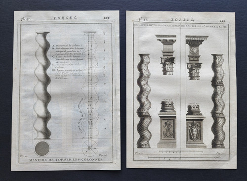 Pair antique 1738 - antique,