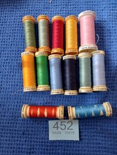 12 Reels Of Thread by Gutermann. Started,  Plenty Left For Your Sewing Project