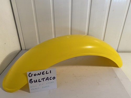Trials plastic rear mudguard - rear,