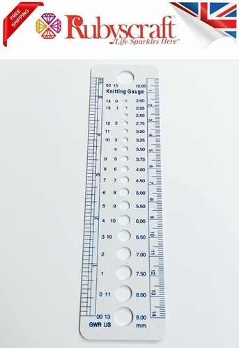 1pc knitting gauge needle - knitting,