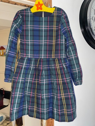 Joules tartan dress girls - dress,