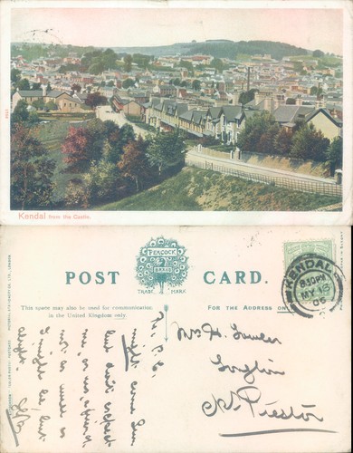 Kendal from the - castle, peacock