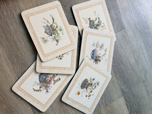 Vintage placemats set in - placemats,