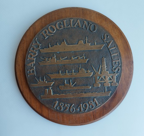 Brs large bronze medallion - brs,