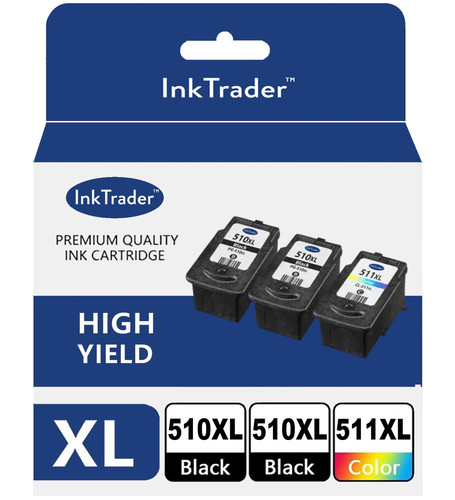 Refilled canon 510xl black - refilled, x2