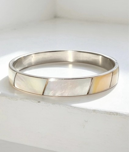 Vintage mother pearl - mother-of-pearl, bangle
