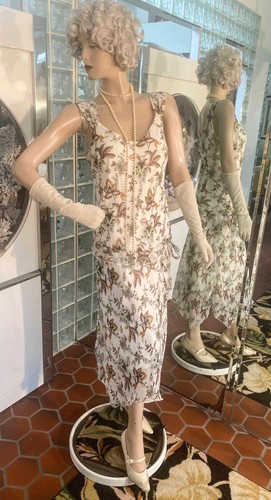 Vtg 1990s copies 1920s floral - copies, 1920s-