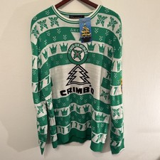 Henrik Larsson Celtic Christmas jumper sweater number 7 size XL new with tags  