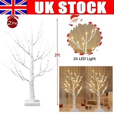 White Tree with Lights Mini