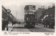 Vintage Postcard Tram in