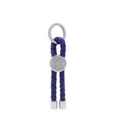 MULBERRY Cobalt Blue Braided Loop Keyring