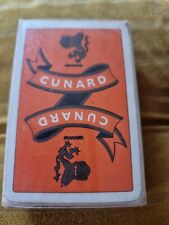 Vintage Cunard Line Playing  Cards