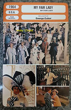 US Musical My Fair Lady Audrey Hepburn Rex Harrison French Film Trade Card