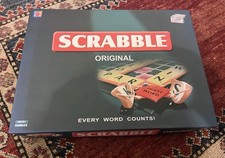 Mattel Scrabble Classic Board Game Original Tile Set
