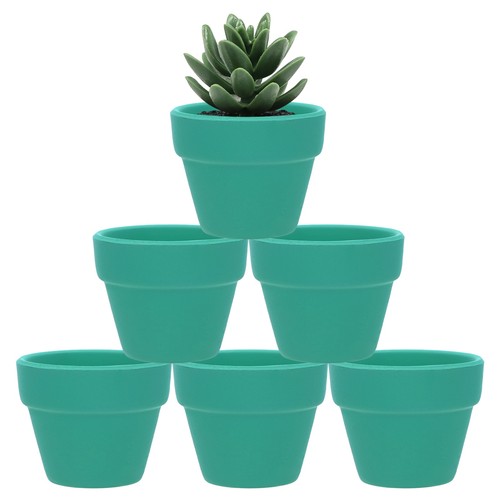 Pack mini terracotta pots - terracotta,