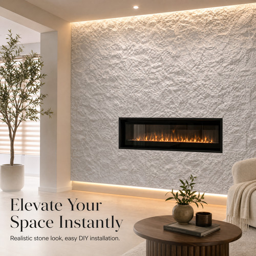 Faux stone wall decor - stone, 3d