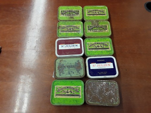 Old vintage tobacco tins - vintage,