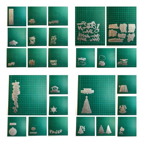 Christmas hot foil plates - christmas,