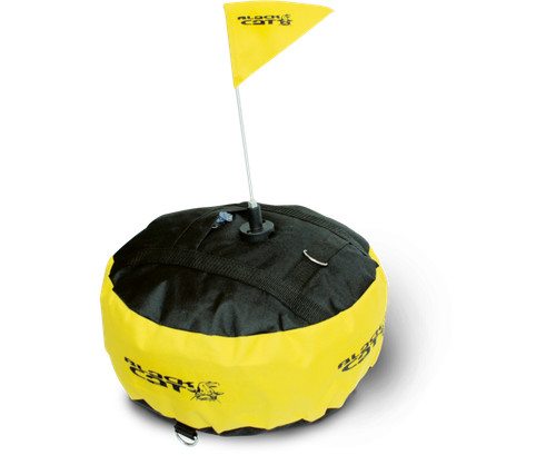 Black cat marker buoy - black,
