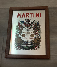 Vintage Pub Advertising Mirror Martini